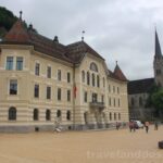 Sídlo lichtenštejnské pětičlenné vlády na třídě Städtle