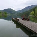 Jezero Lunzer See v předalpské oblasti Dolních Rakous
